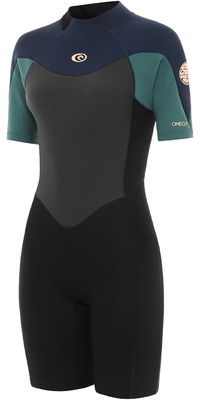 2024 Rip Curl Mujer Omega 1.5mm Shorty Neopreno WSP9QW - Green